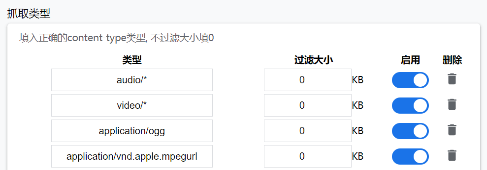 抓取类型